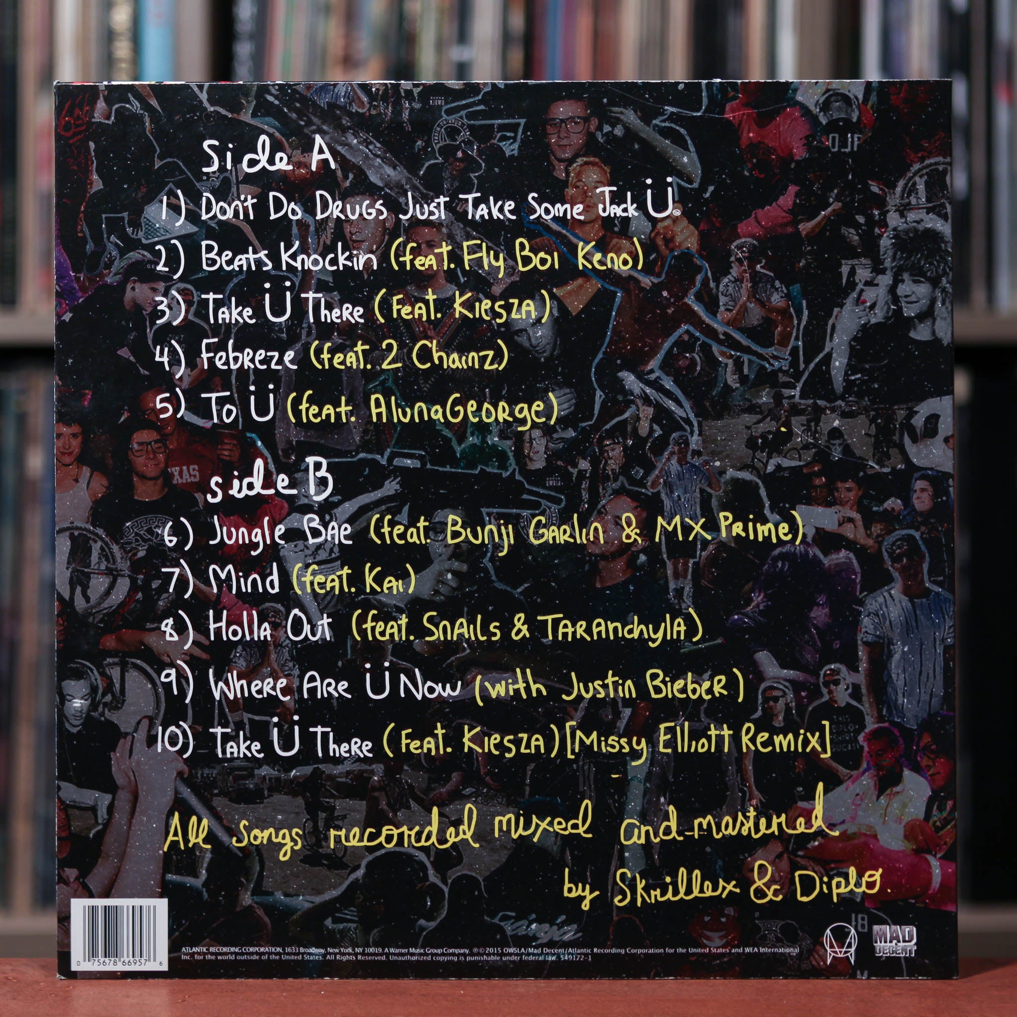 Jack U- Skrillex and Diplo Present Jack U - Yellow Vinyl EU - 2015 Atl