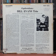 Load image into Gallery viewer, Bill Evans Trio - Explorations - 1961 Riverside - G+/VG+
