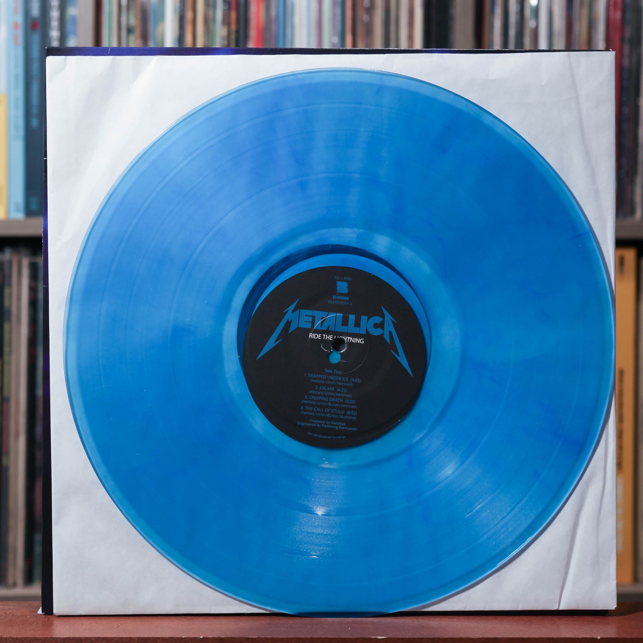 Metallica - Ride The Lightning - ELECTRIC BLUE VINYL W/ INSERT 2023 Bl