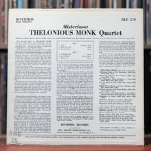 Load image into Gallery viewer, Thelonious Monk Quartet - Misterioso - 1960 Riverside - VG/VG+
