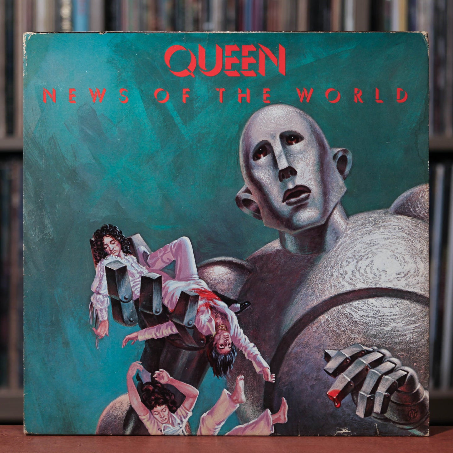 Queen - News Of The World - 1976 Elektra, VG/VG