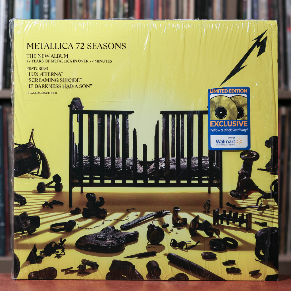 Metallica - 72 Seasons - Yellow & Black Swirl Vinyl - 2023
