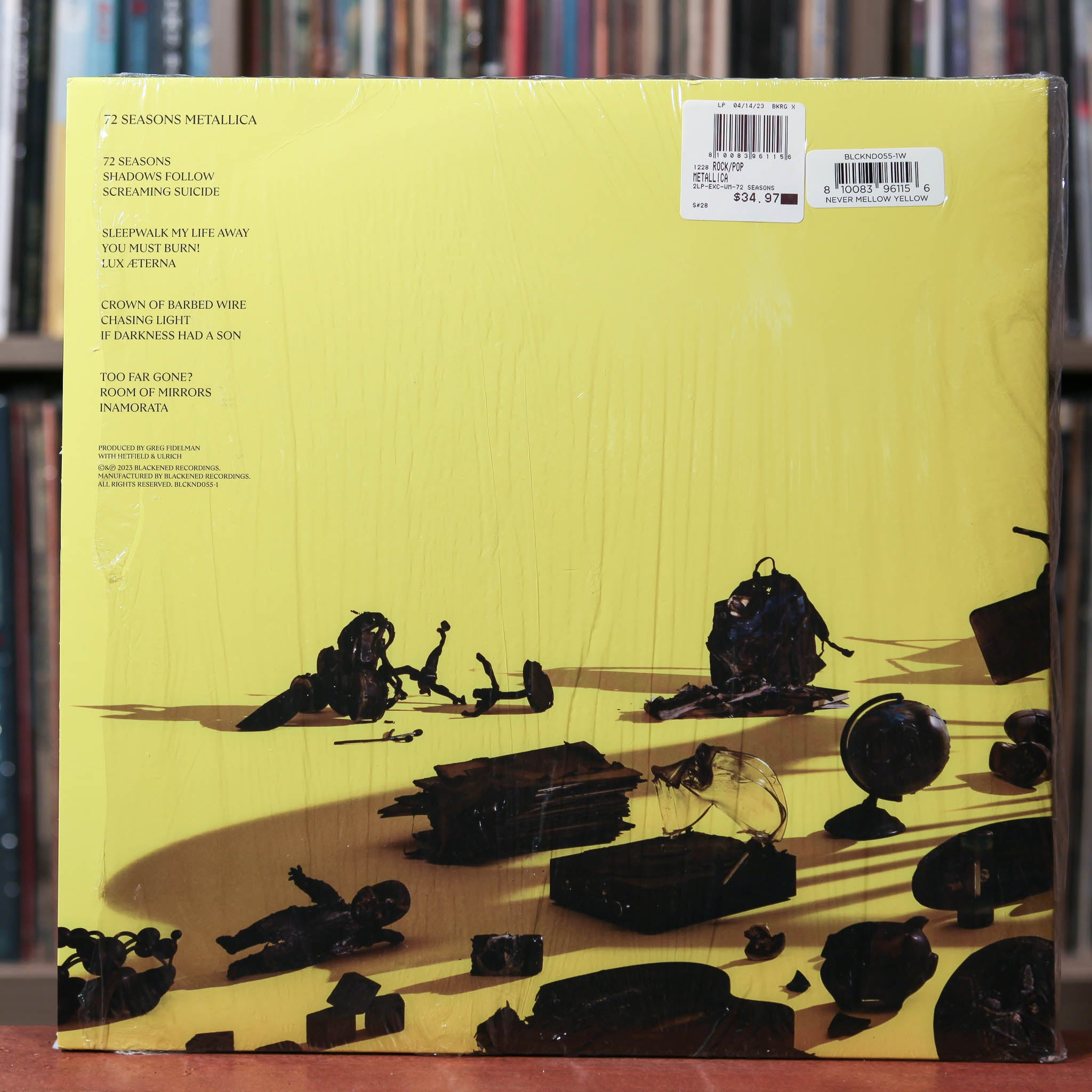 Metallica - 72 Seasons - Yellow & Black Swirl Vinyl - 2023 Metallica - 72 Seasons - Yellow & Black Swirl Vinyl - 2023