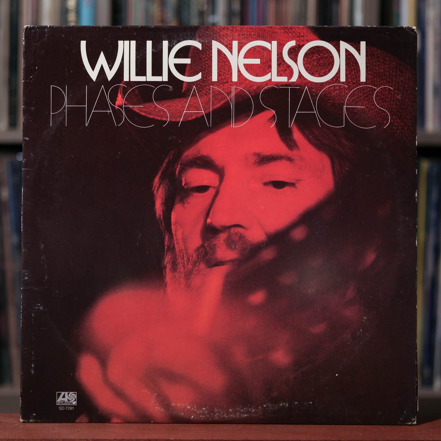 Willie Nelson - Phases And Stages - 1974 Atlantic, VG/VG