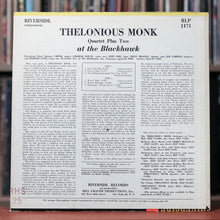 Load image into Gallery viewer, Thelonious Monk Quartet plus Two - At the Blackhawk - 1960 Riverside - VG/VG+
