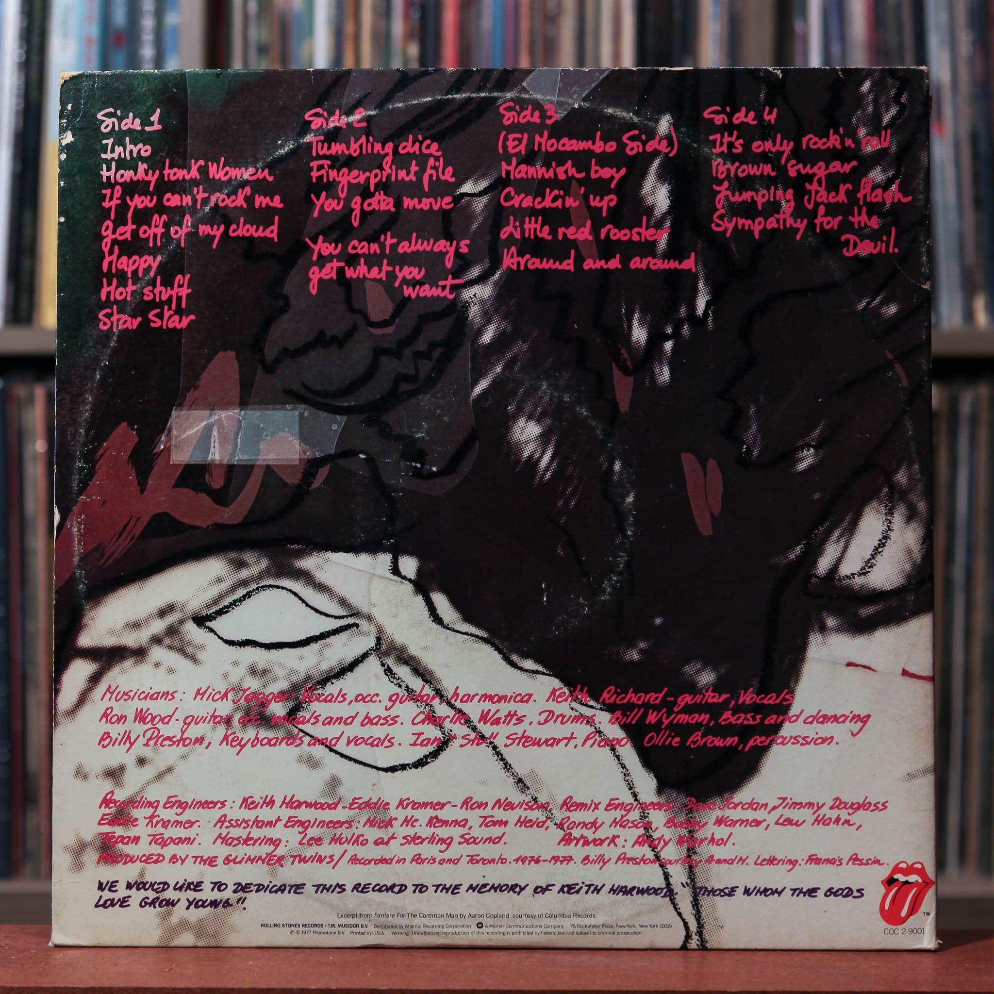 The Rolling Stones - Love You Live - 2LP 1977 Rolling Stones Records,