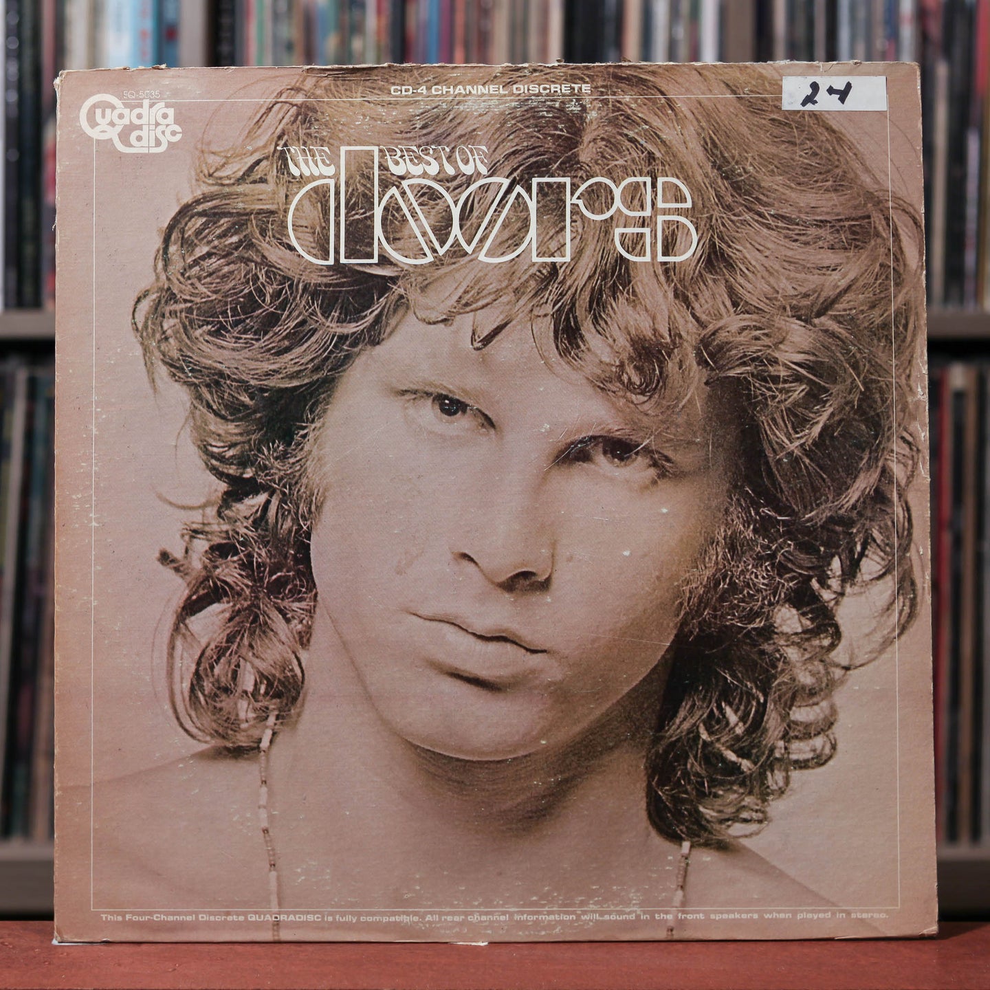 The Doors - The Best Of The Doors - Quadraphonic - Canada - 1973 Elektra, G+/Strong VG