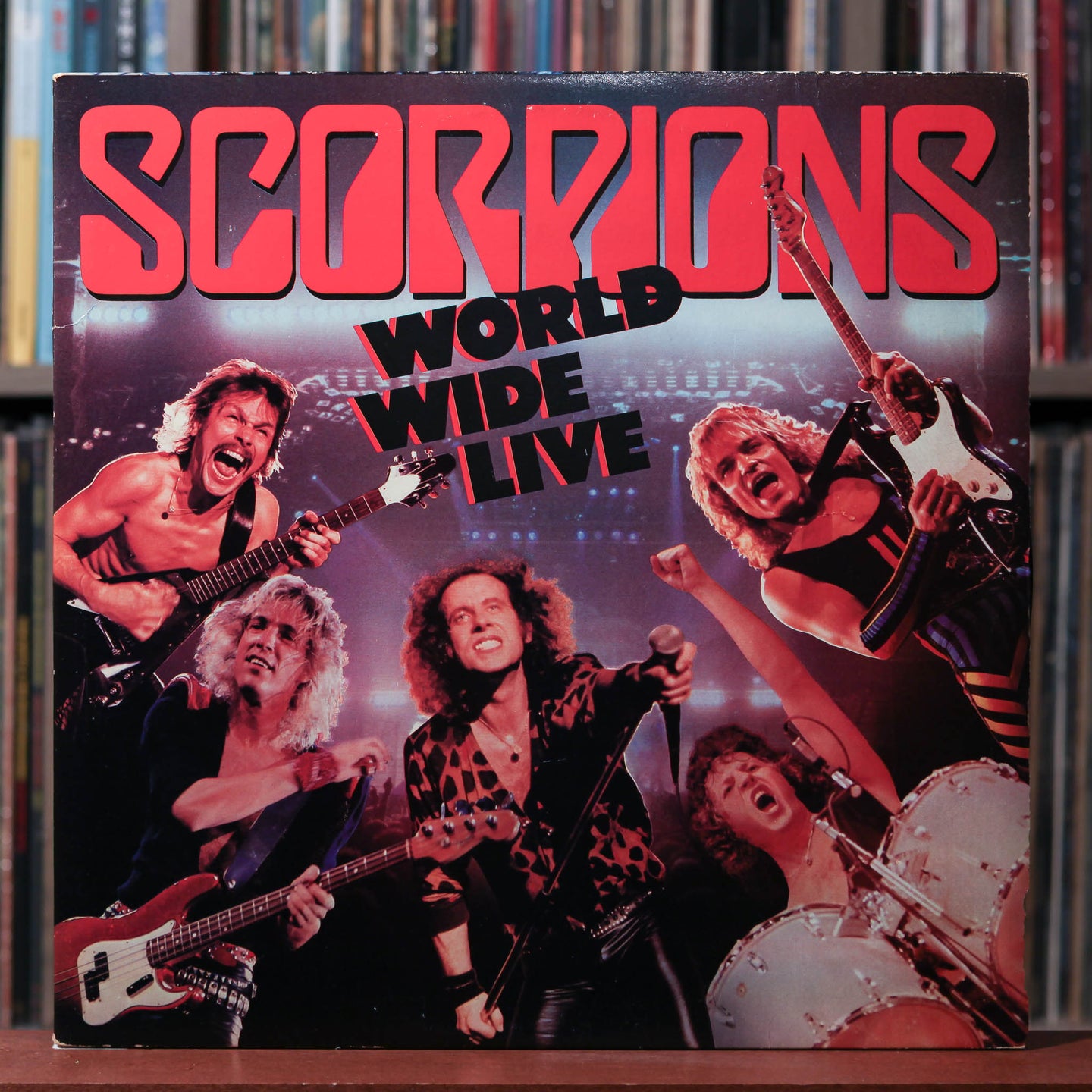 Scorpions - World Wide Live - 2LP 1985 Mercury, VG/VG+