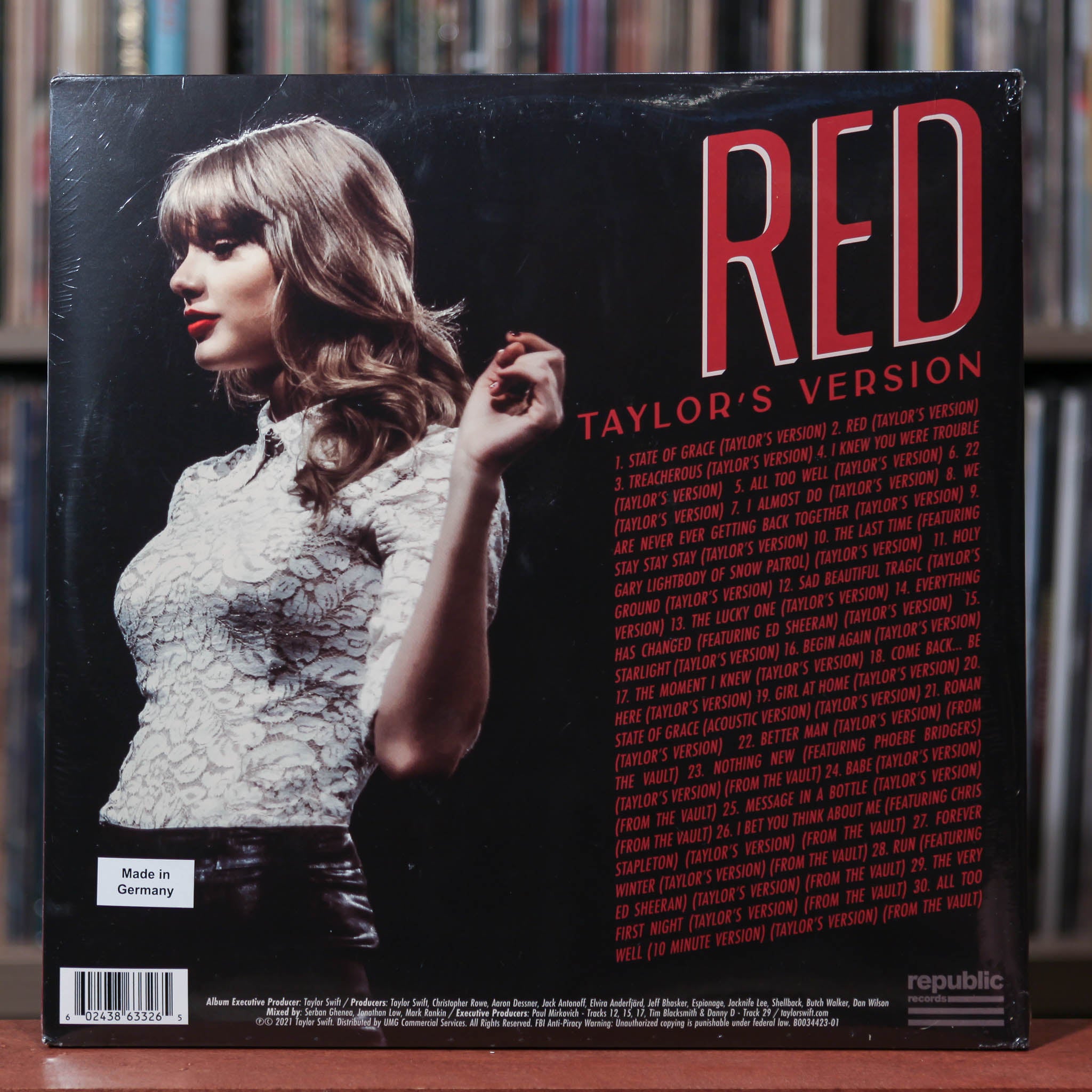 Taylor Swift - RED (2012) NEW Vinyl Record LP - Big Machine Records, Pop