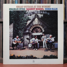 Load image into Gallery viewer, Great Guitars / Charlie Byrd · Barney Kessel · Herb Ellis - Great Guitars At The Winery - 1980 Concord Jazz, EX/EX
