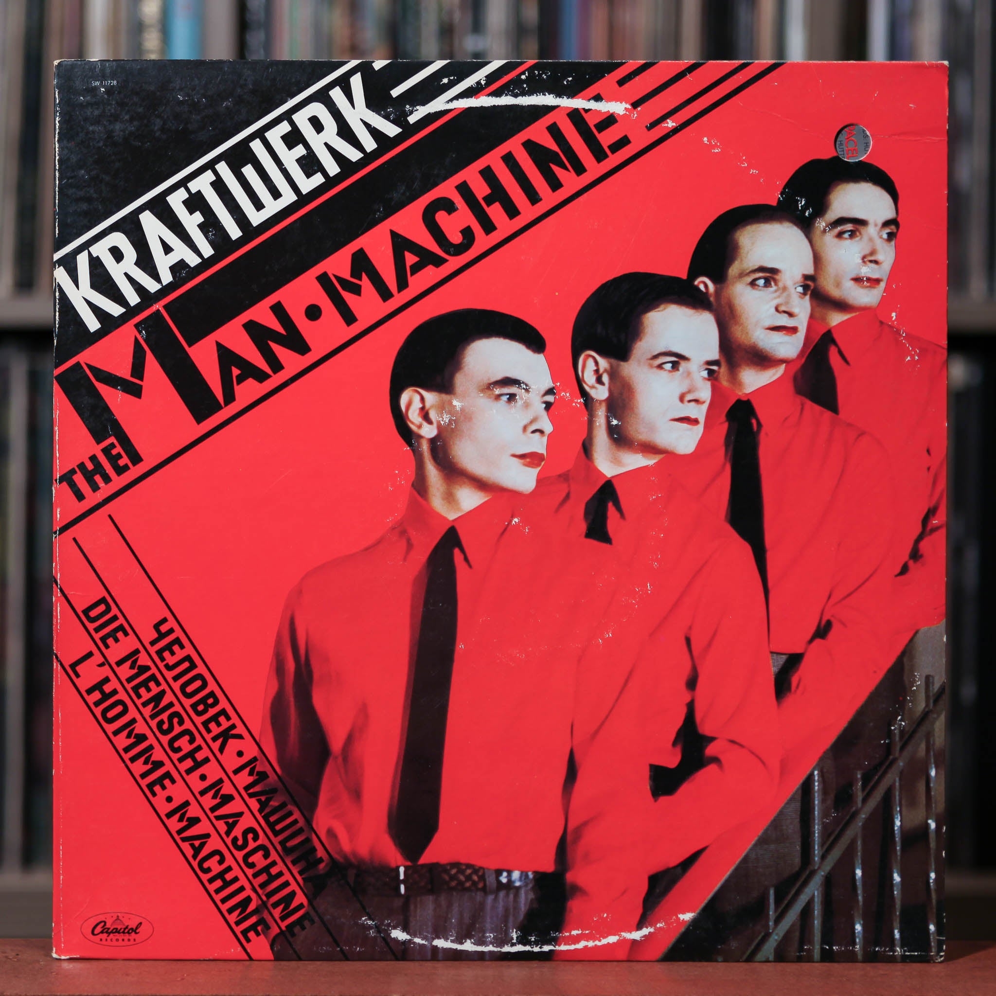 Kraftwerk - The Man-Machine - Winchester Pressing - 1978 Capitol, VG/E