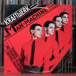 Kraftwerk - The Man-Machine - Winchester Pressing - 1978 Capitol, VG/EX
