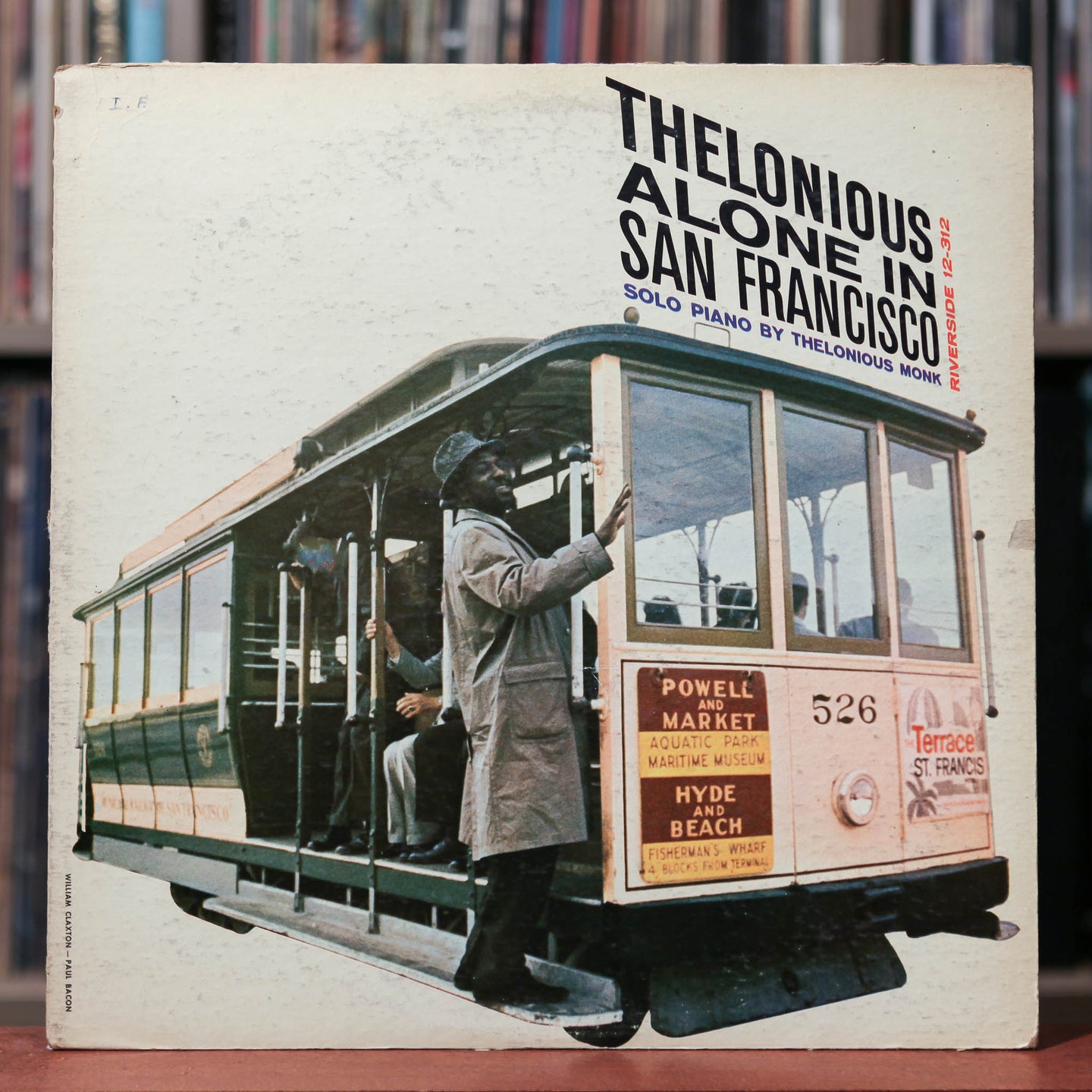 Thelonious Monk - Alone in San Francisco - 1960 Riverside - VG/EX