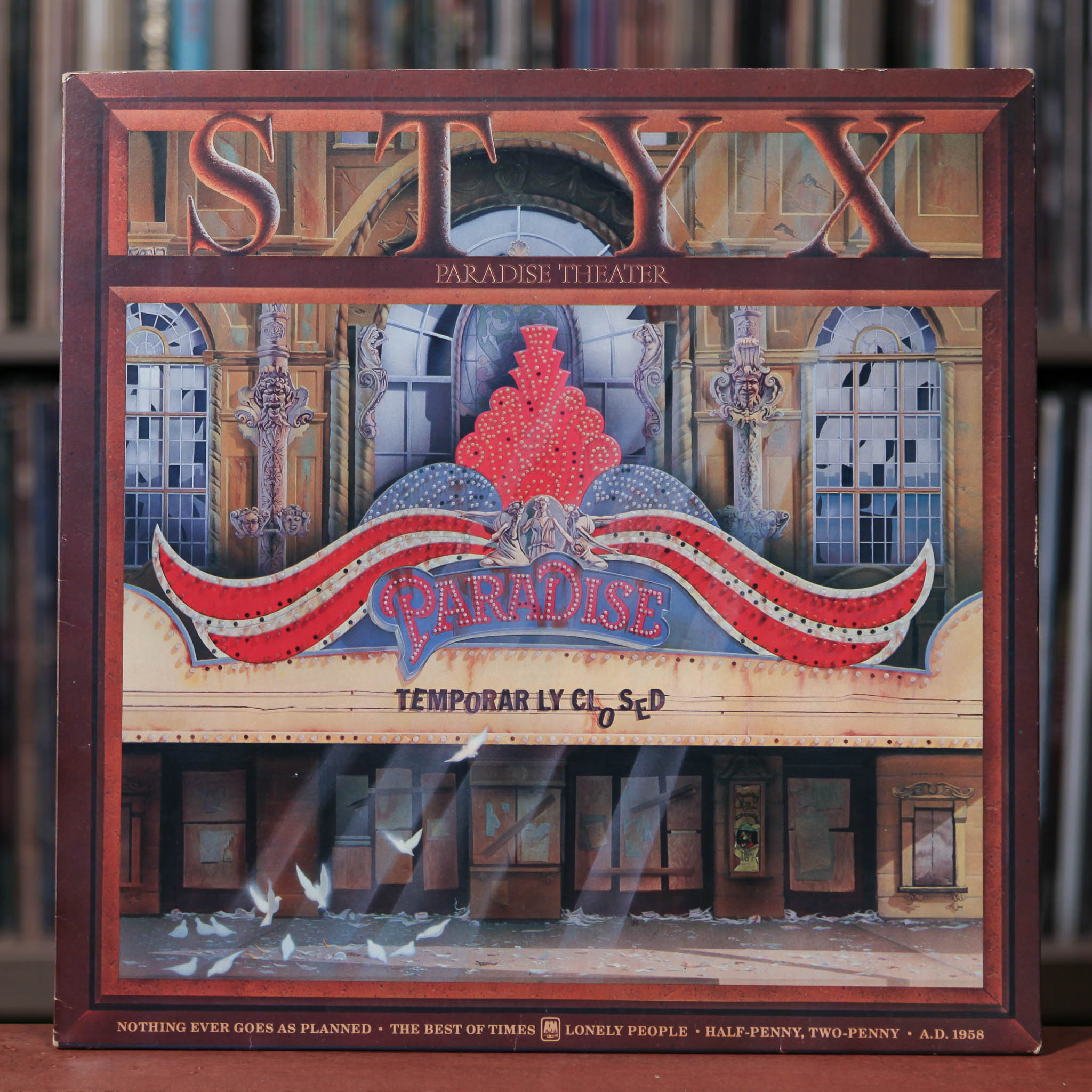 Styx - Paradise Theater- 1980 A&M, VG+/VG