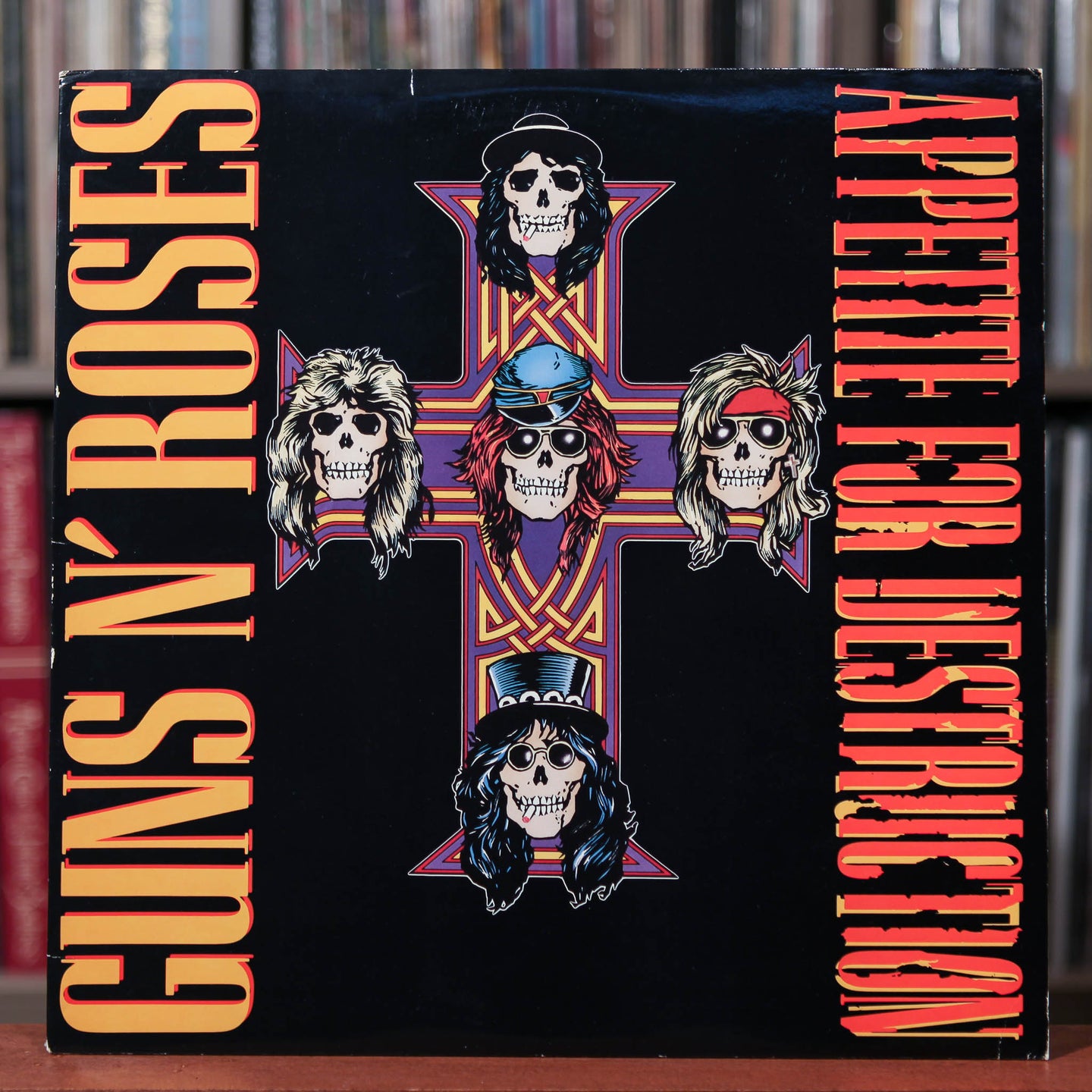 Guns N' Roses - Appetite For Destruction - 1988 Geffen, VG+/VG+