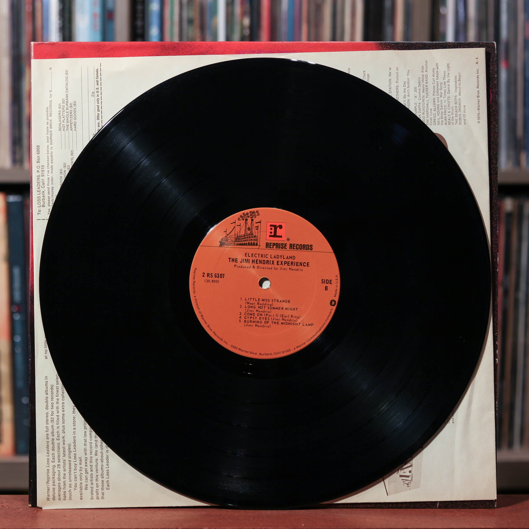 Jimi Hendrix - Electric Ladyland - 2LP - 1979 Reprise, EX/VG+