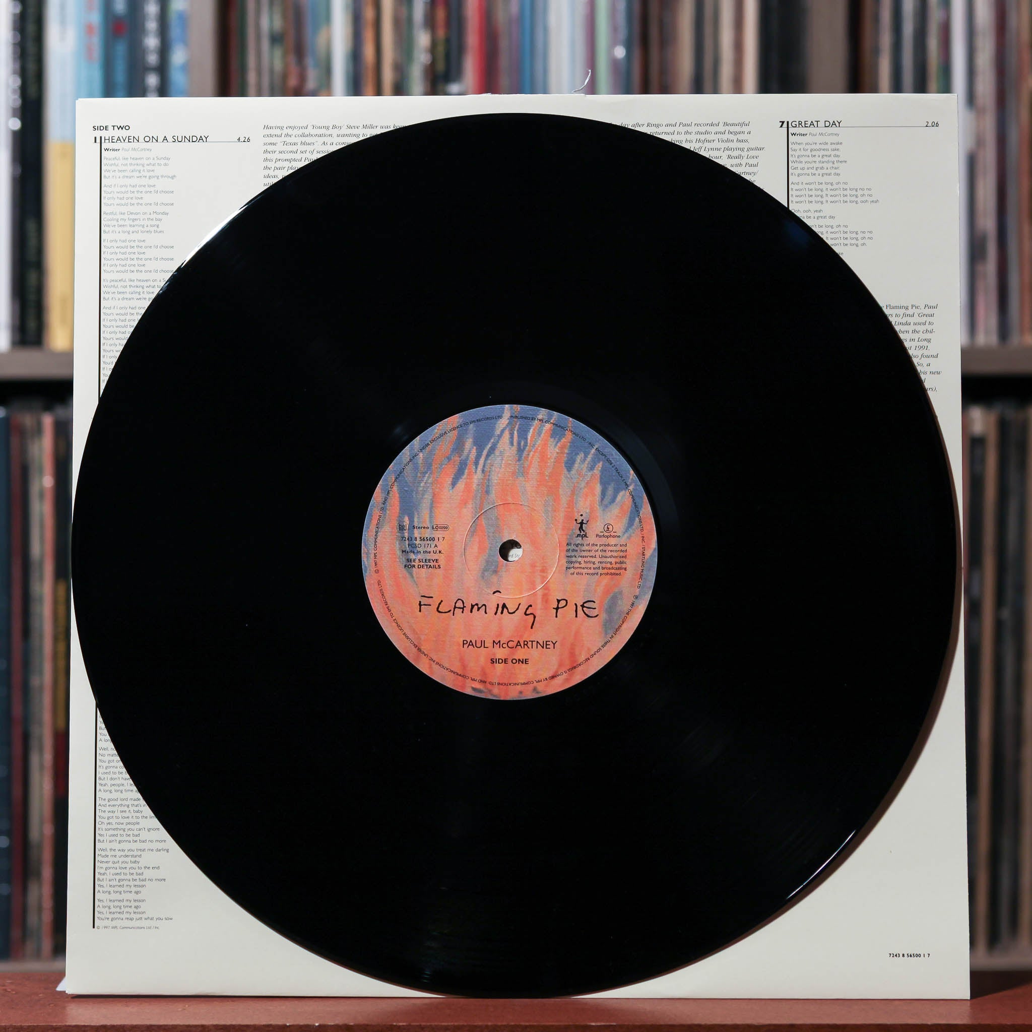 Paul McCartney - Flaming Pie - 1997 Capitol Records, NM/VG+