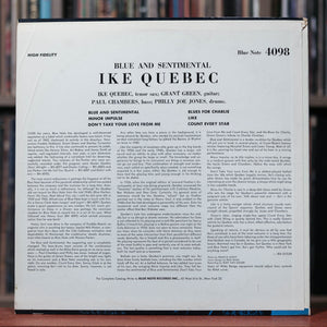 Ike Quebec - Blue & Sentimental - MONO - 1966 Blue Note, VG+/VG+