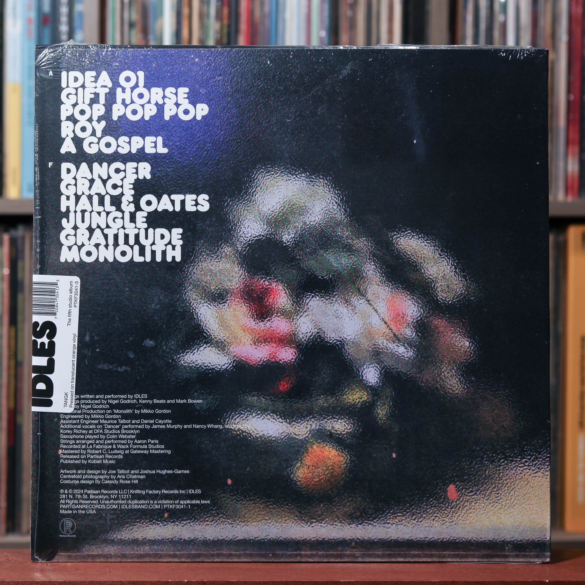 Idles - Tangk - TRANS ORANGE VINYL 2024 Partisan Records SEALED