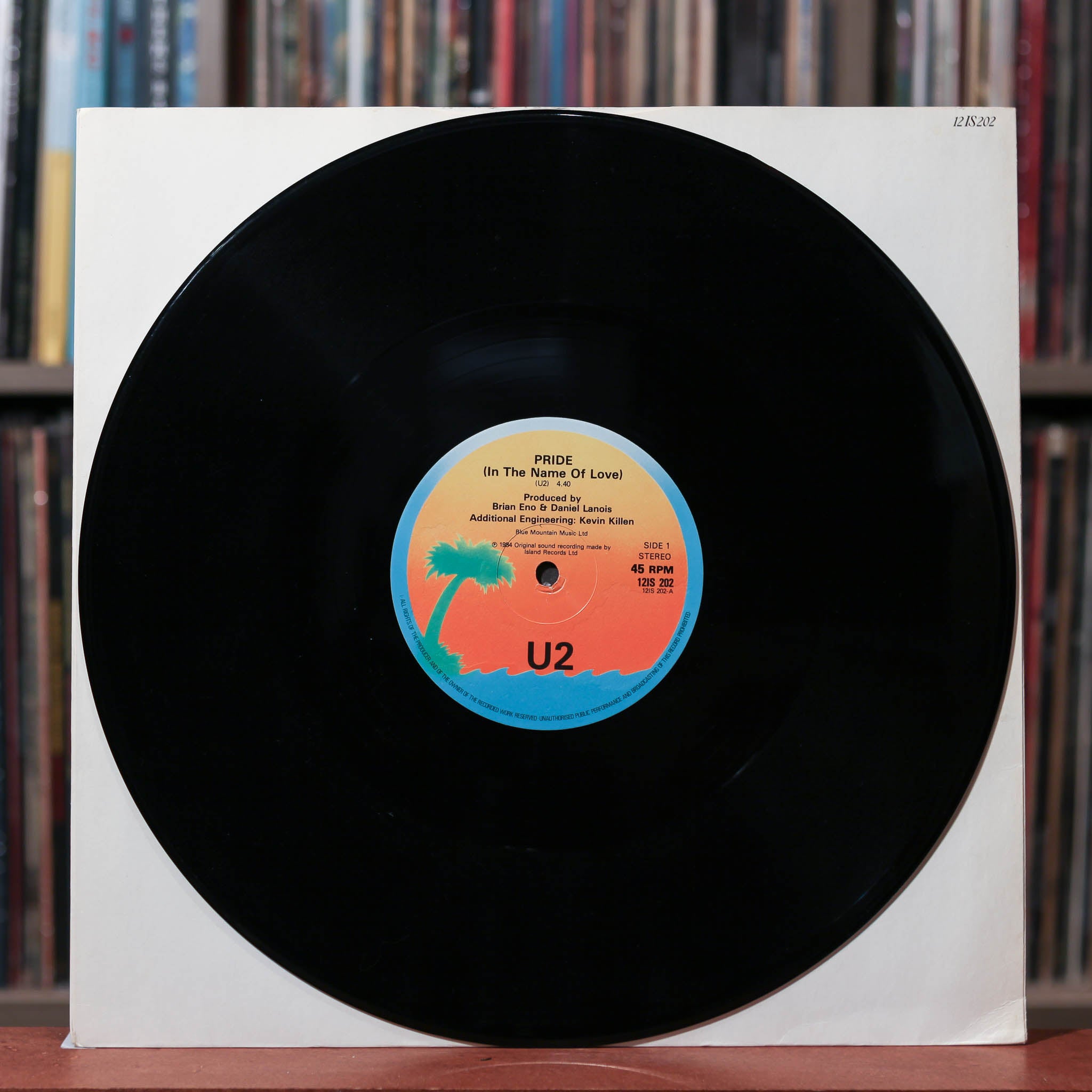 U2 - Pride (In The Name Of Love) - UK import 1984 Island Records, VG/V
