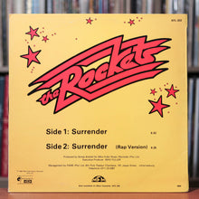 Load image into Gallery viewer, The Rockets - Surrender - 12&quot; Single - South African Import - 1984 MFM, VG/VG+
