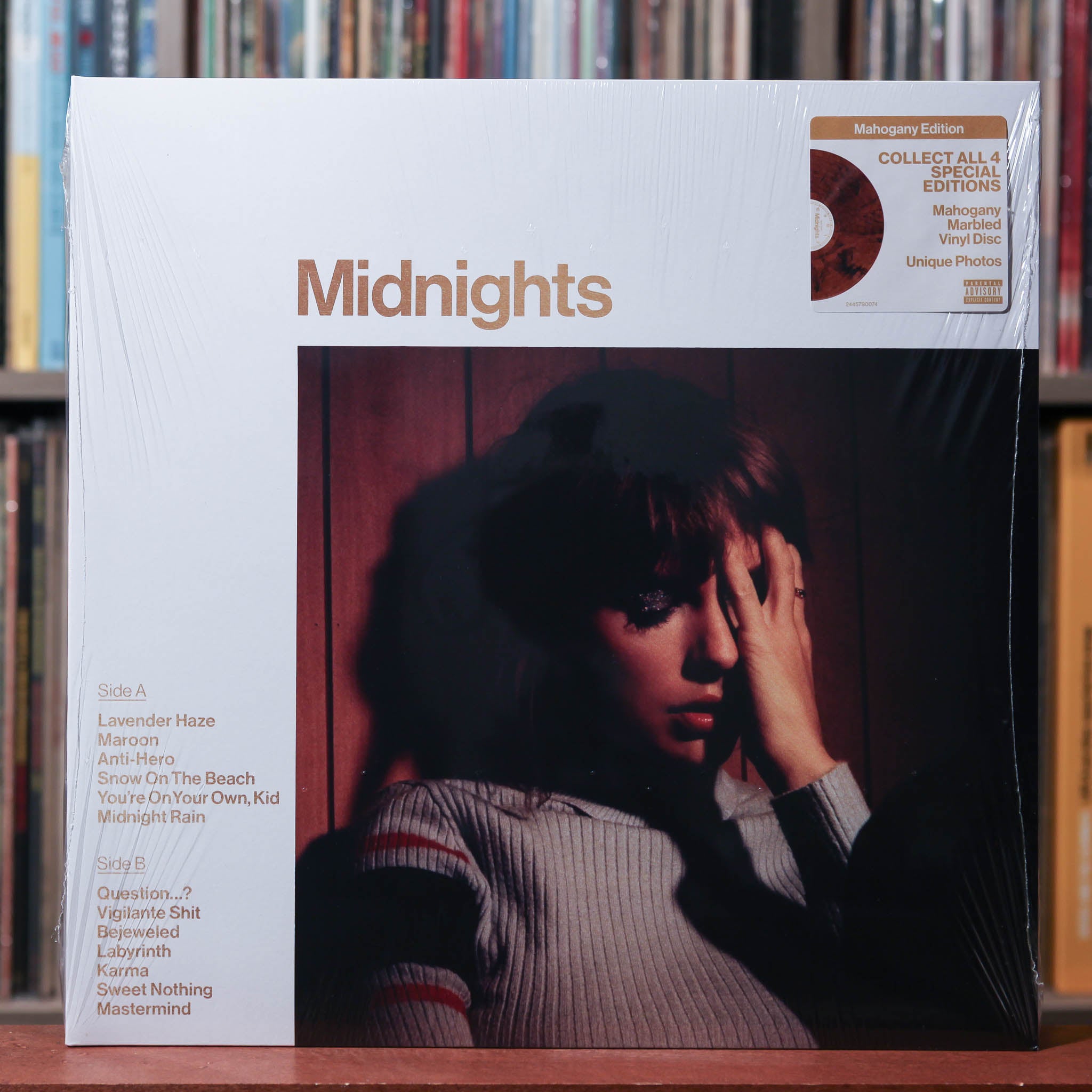 Taylor Swift - Midnights - MAHOGANY MARBLED VINYL 2022 Republic Record