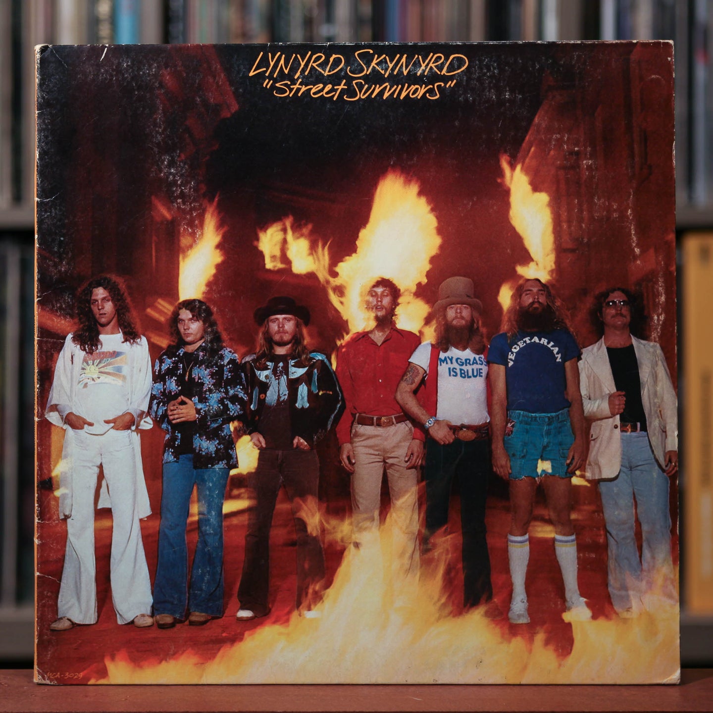 Lynyrd Skynyrd - Street Survivors - Flames Cover - 1977 MCA, VG/VG