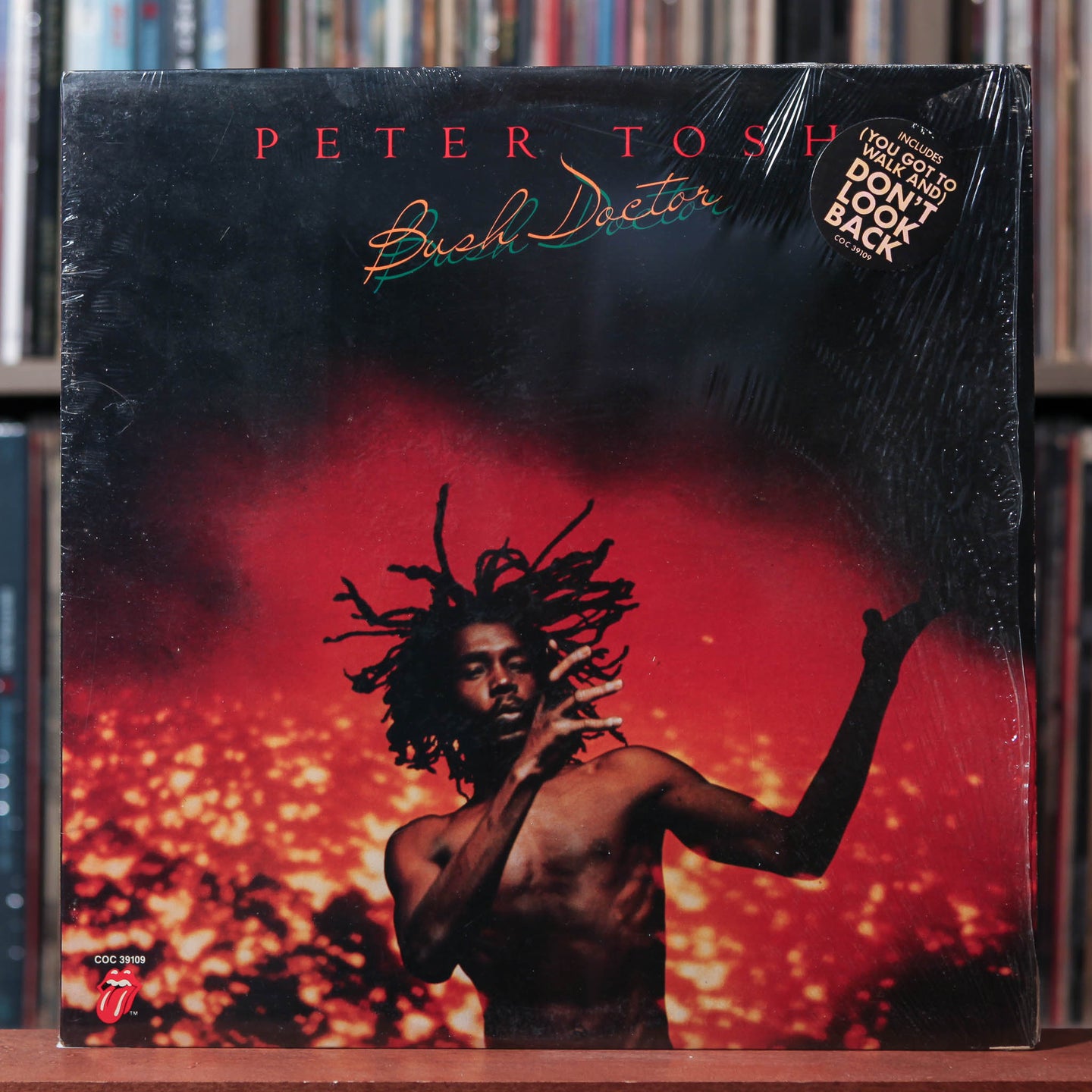 Peter Tosh - Bush Doctor - IN SHRINK W/ HYPE 1978 Rolling Stones Records, VG+/EX