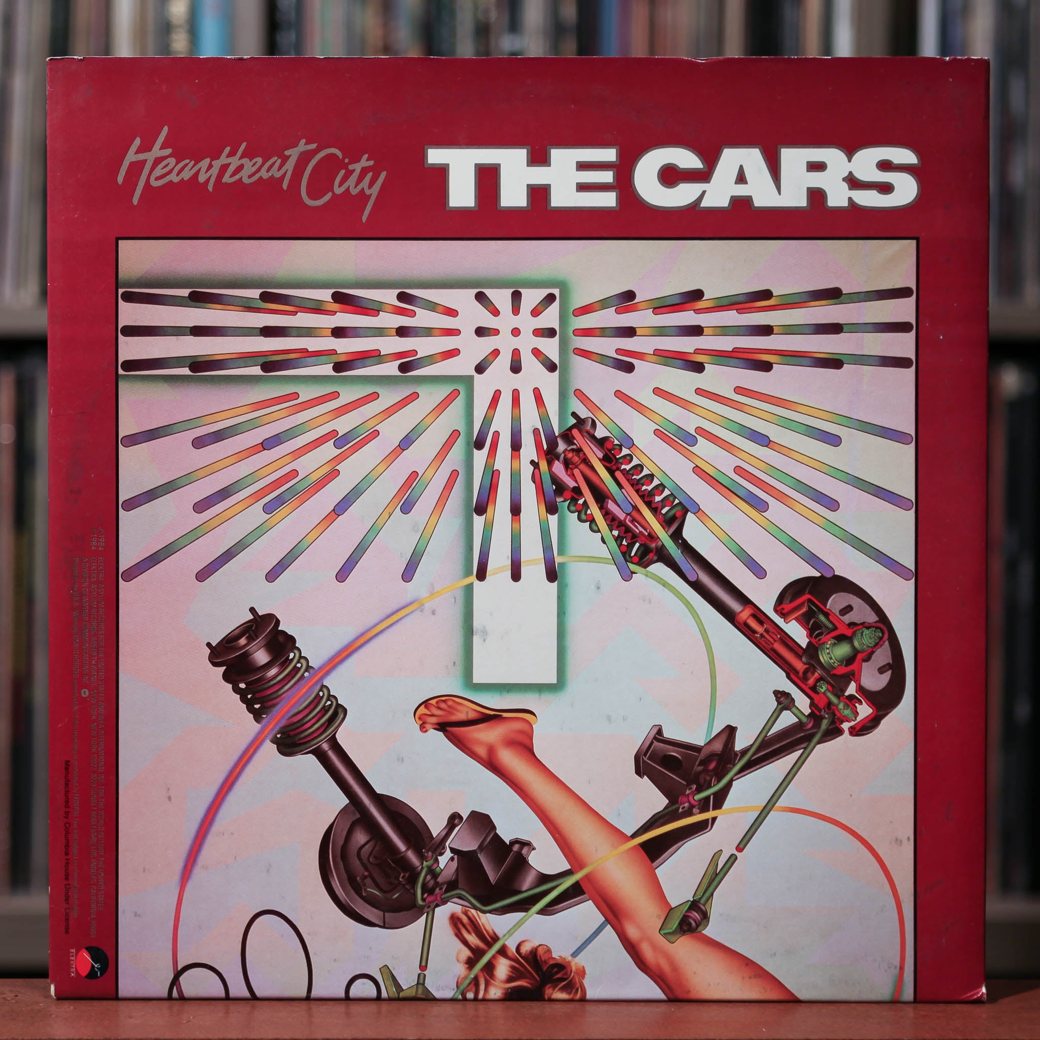 The Cars - Heartbeat City - 1984 Elektra, VG+/EX