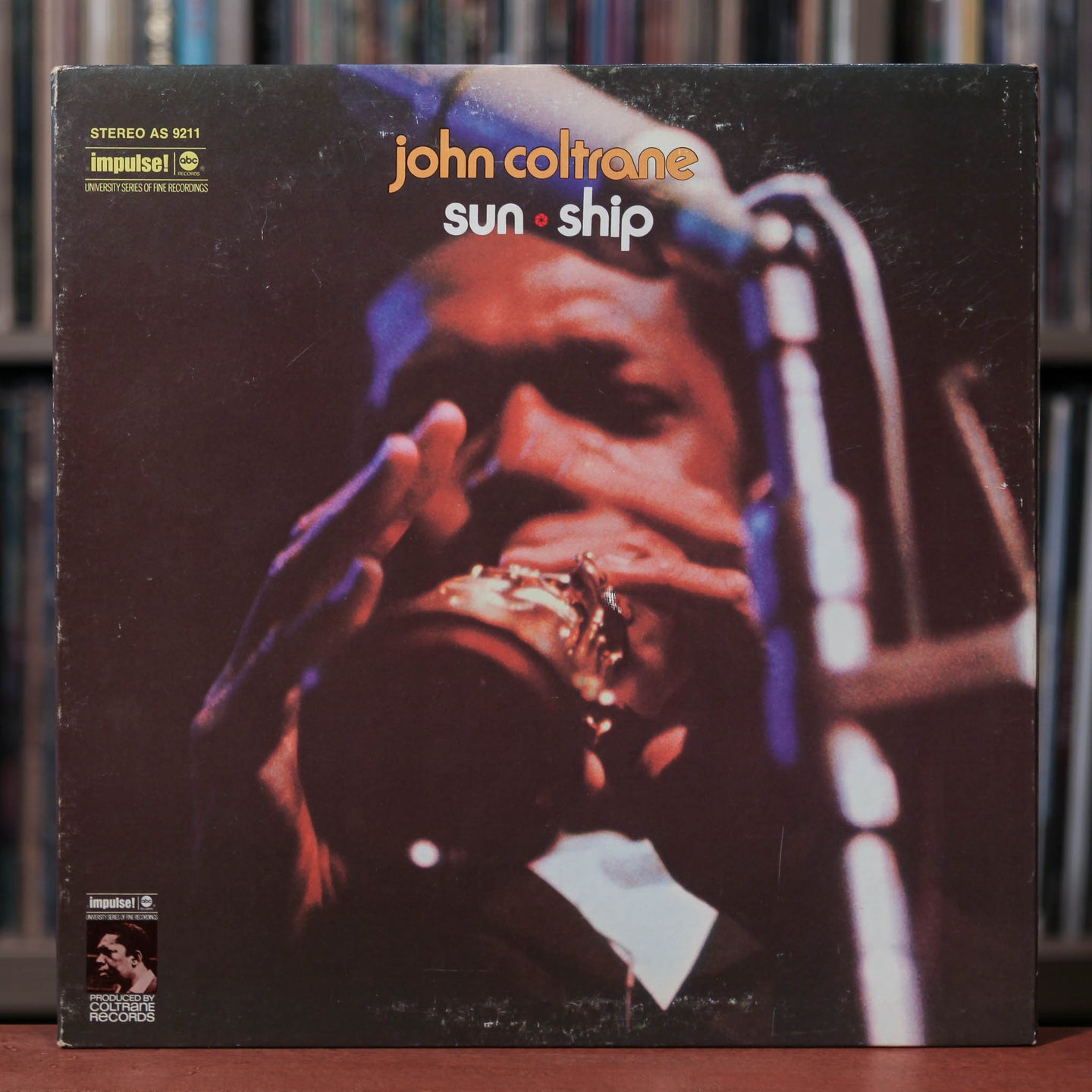 John Coltrane - Sun Ship - 1971 ABC Impulse!, VG+/EX