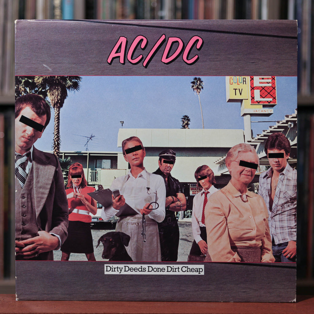 AC/DC★Dirty Deeds Done Cheap UK Atlantic AC/DC - Dirty Deeds Done Dirt Cheap - 1981 Atlantic, VG+/VG+