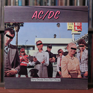 AC/DC - Dirty Deeds Done Dirt Cheap - 1981 Atlantic, VG+/VG+