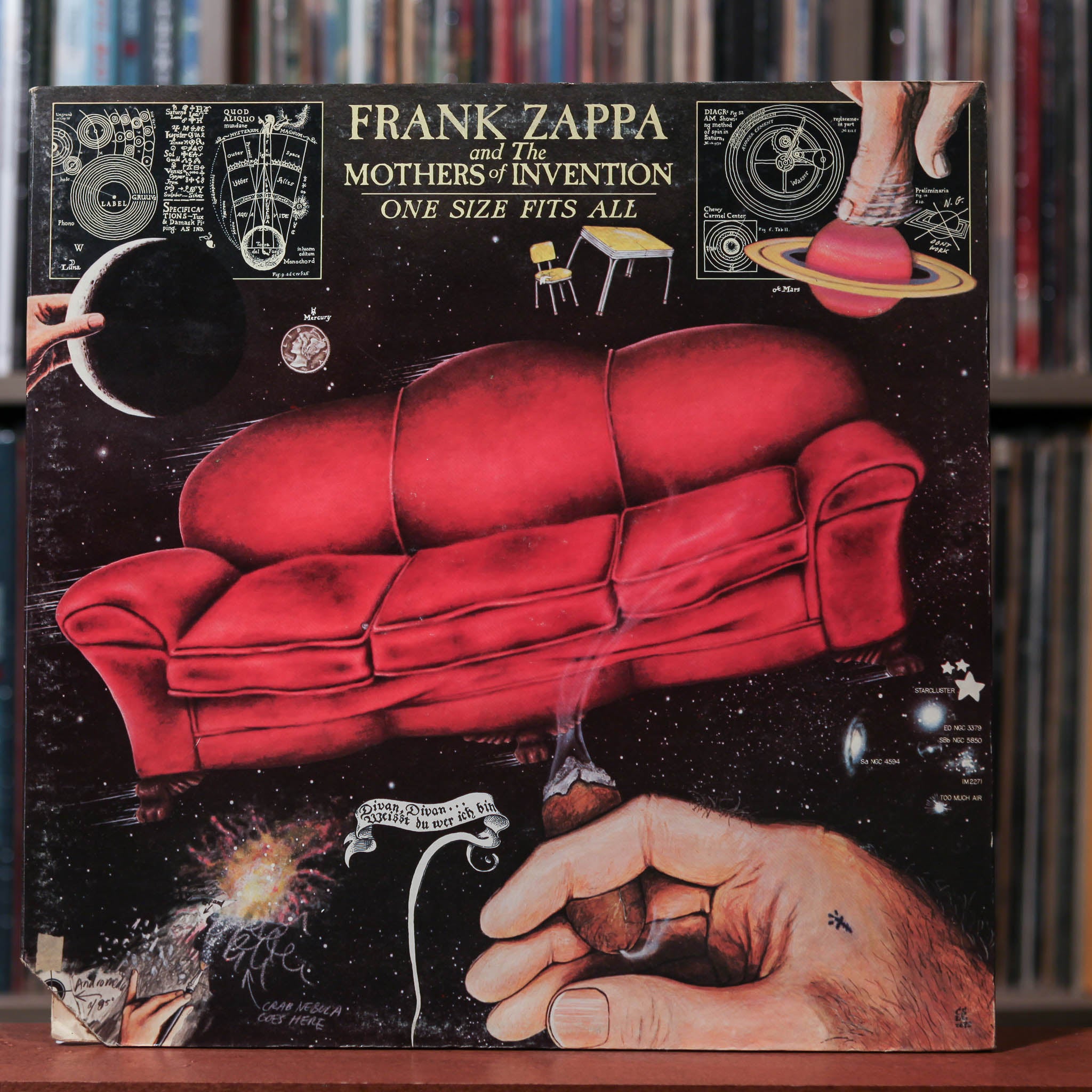 Frank Zappa - One Size Fits All - 1975 Discreet, VG+/VG+