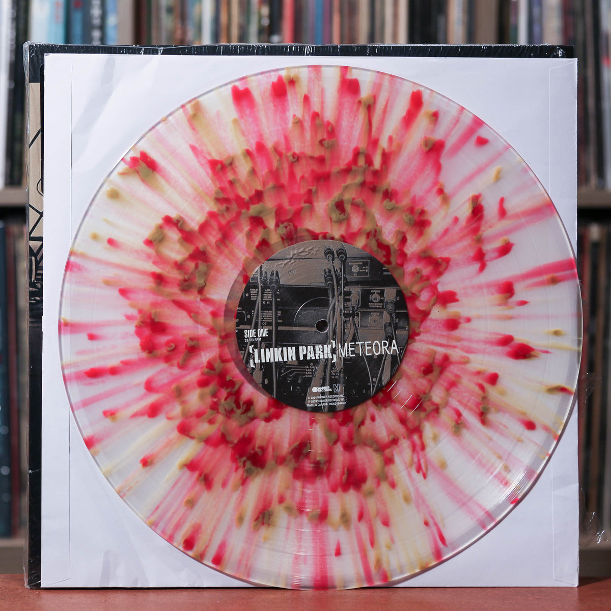 Linkin Park - Meteora - Translucent Gold & Red Splatter - 2024 Warner