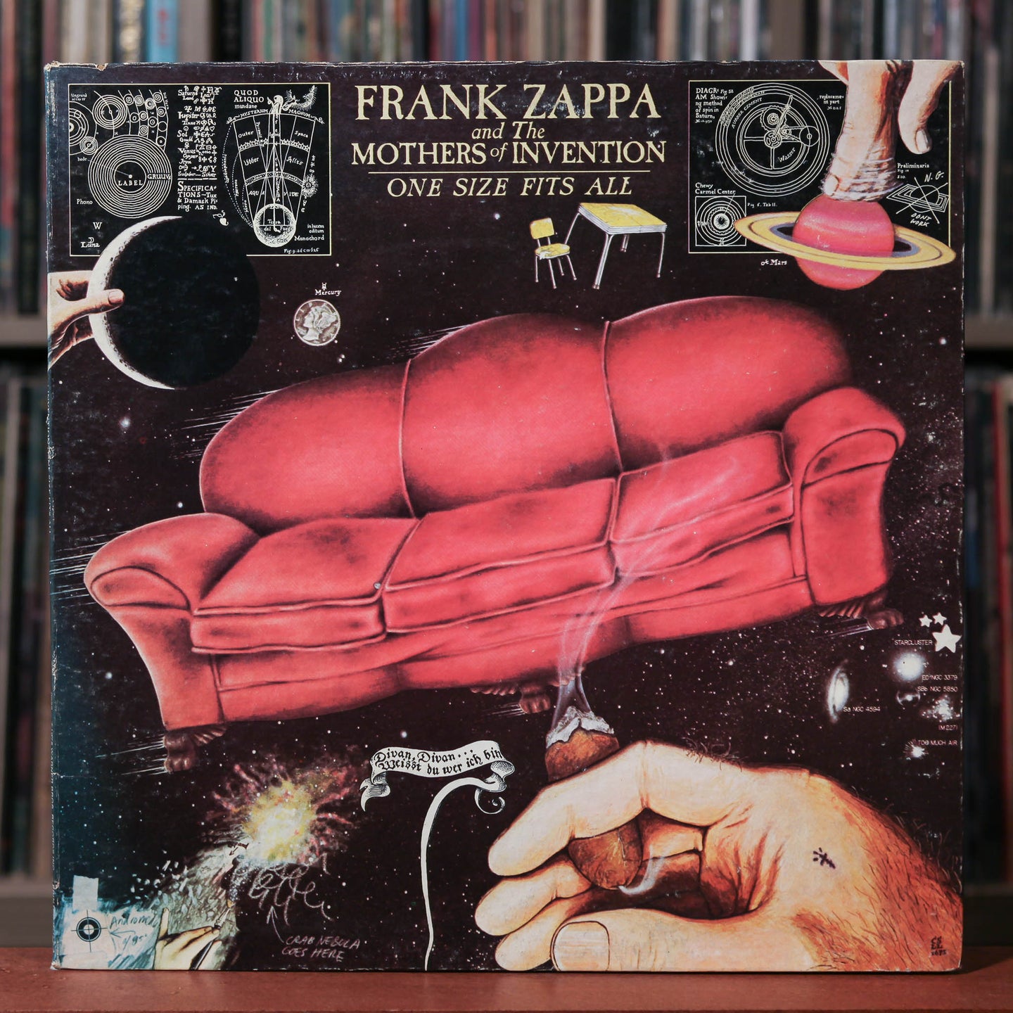 Frank Zappa and The Mothers Of Invention - One Size Fits All - 1975 Discreet, VG/VG+
