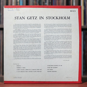 Stan Getz - In Stockholm - 1958 Verve, VG/VG