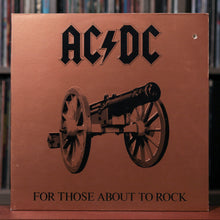 Load image into Gallery viewer, AC/DC - For Those About to Rock - 1981 Atlantic, VG+/EX
