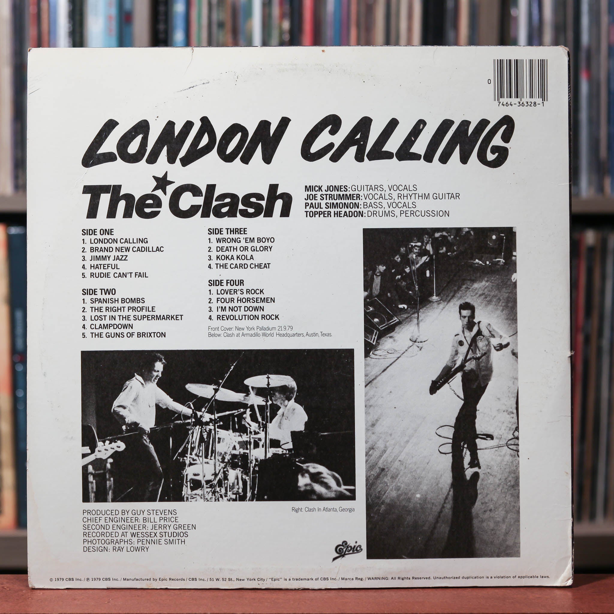The Clash - London Calling - 2LP - 1979 CBS, VG+/VG+