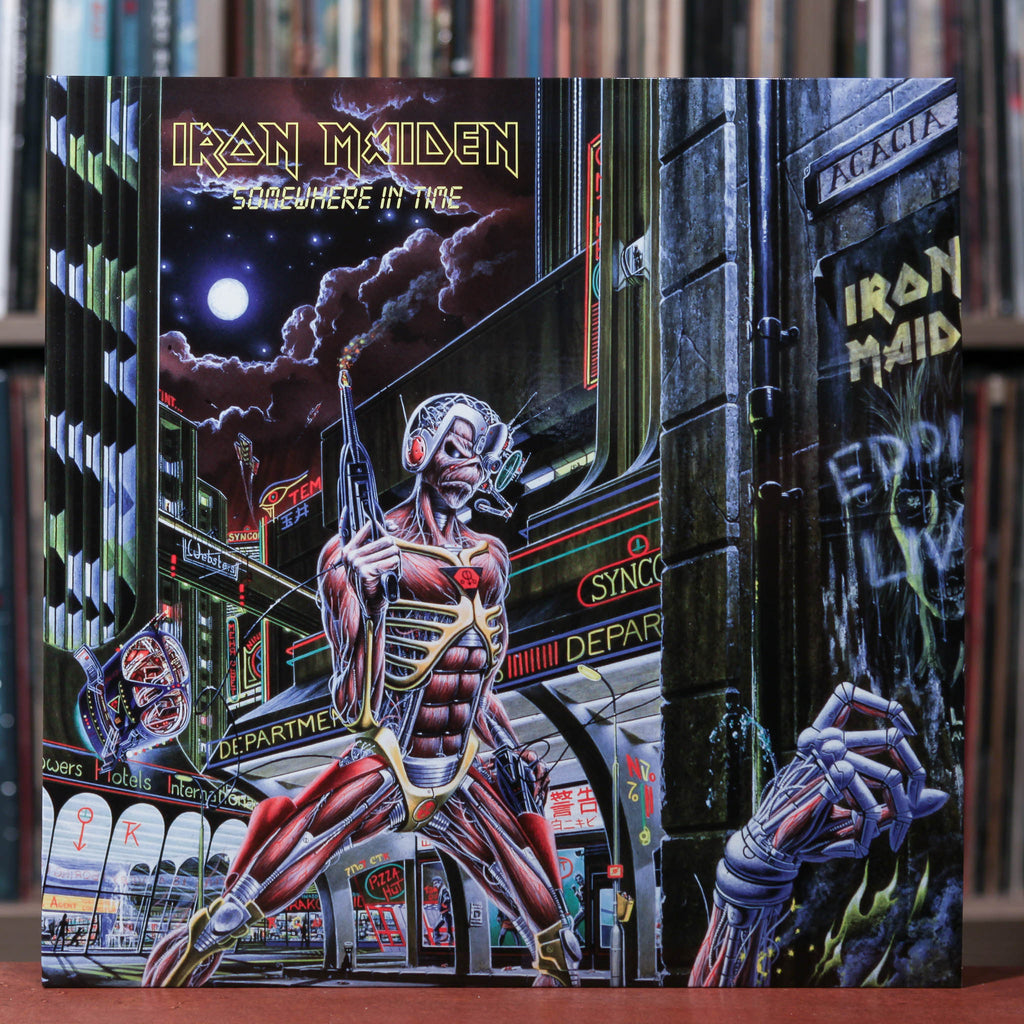 Iron Maiden ‎– Somewhere In Time USオリジナル IRON MAIDEN ~ SOMEWHERE IN TIME ~ ORIGINAL LP ~ STILL IN
