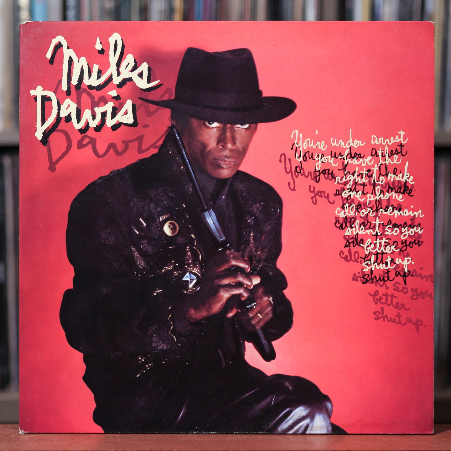 Miles Davis - You're Under Arrest - 1985 Columbia, VG+/EX