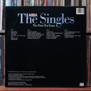 ABBA - The Singles (The First Ten Years) - 2LP 1982 Atlantic, VG+/VG+