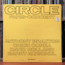 Load image into Gallery viewer, Chick Corea / David Holland / Anthony Braxton /Barry Altschul - Circle Paris-Concert - 1972 ECM Germany - VG+/EX
