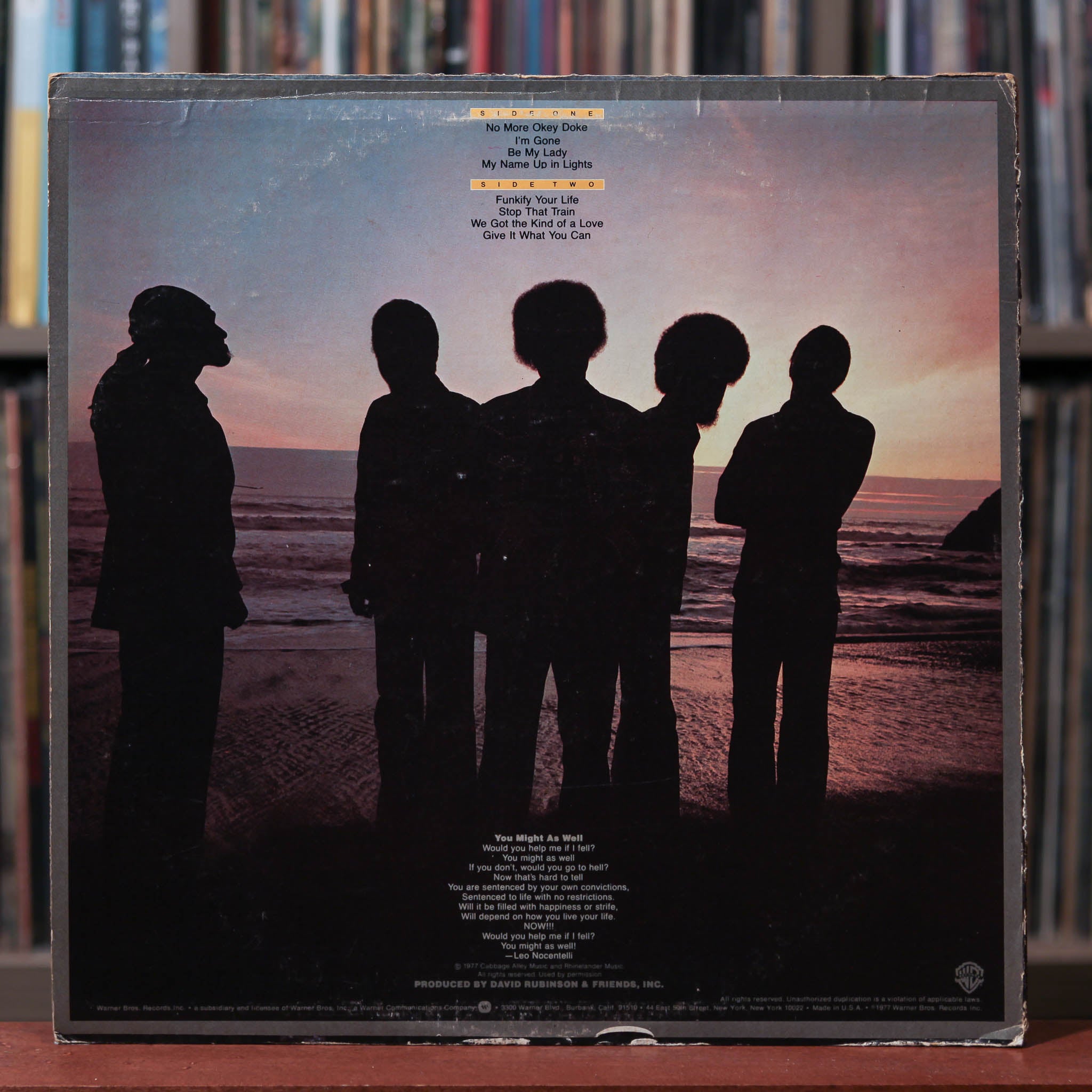 The Meters - New Directions - 1977 Warner Bros. Records, G+/VG+