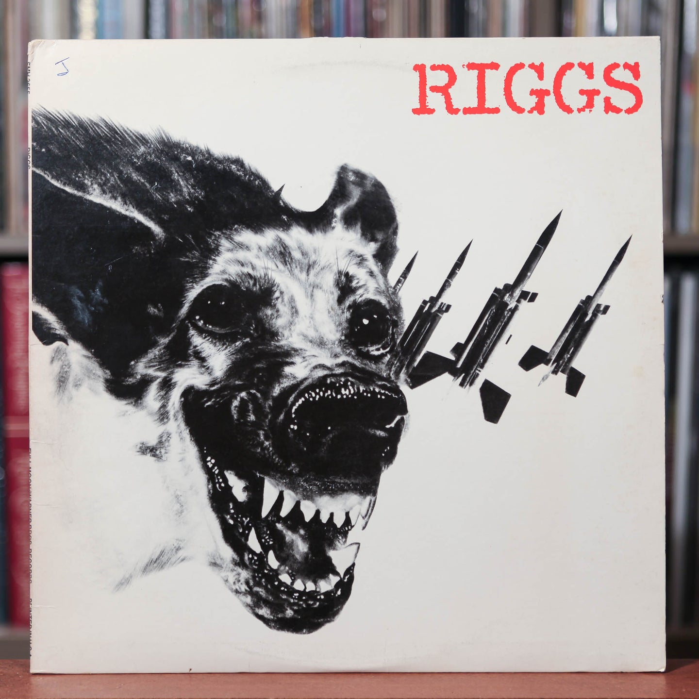 Riggs - Self-Titled - Signed By 1 Band Member - 1982 Full Moon, VG/VG