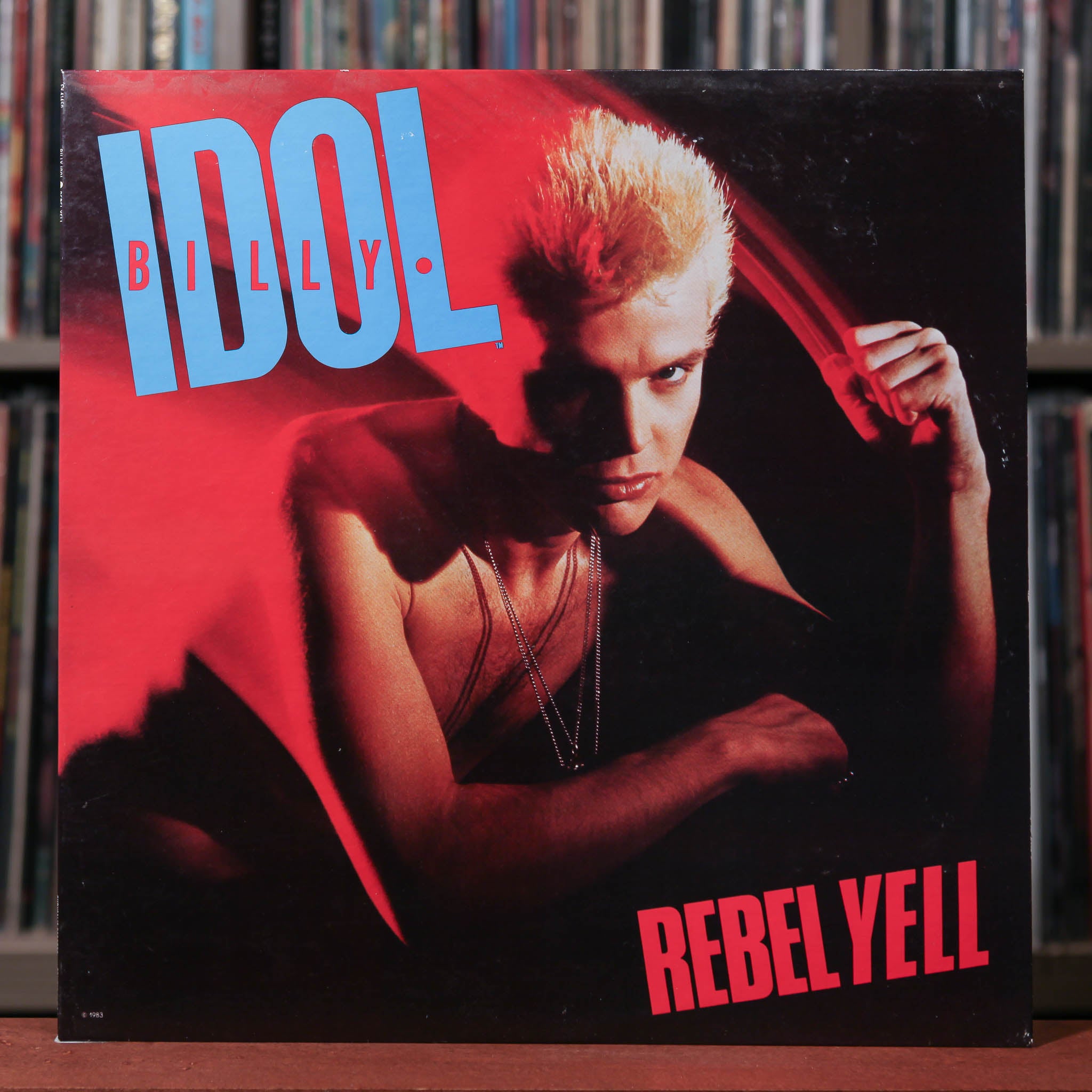 Billy Idol - Rebel Yell - 1983 Chrysalis, VG+/EX