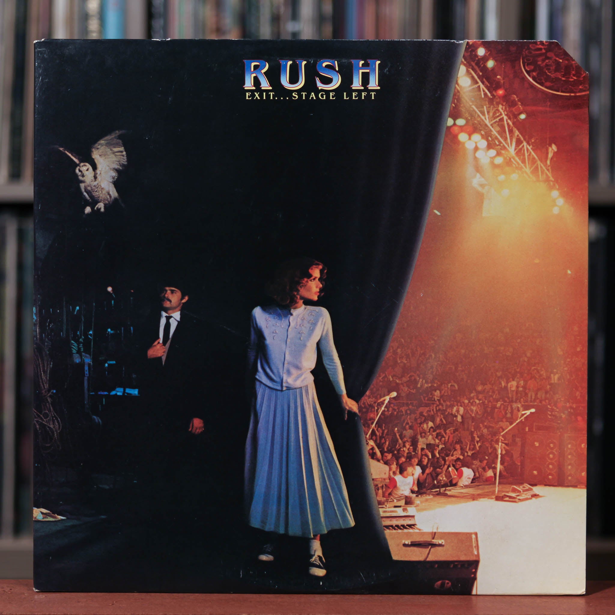 Rush - ExitStage Left - 2LP - 1981 Mercury, VG+/EX