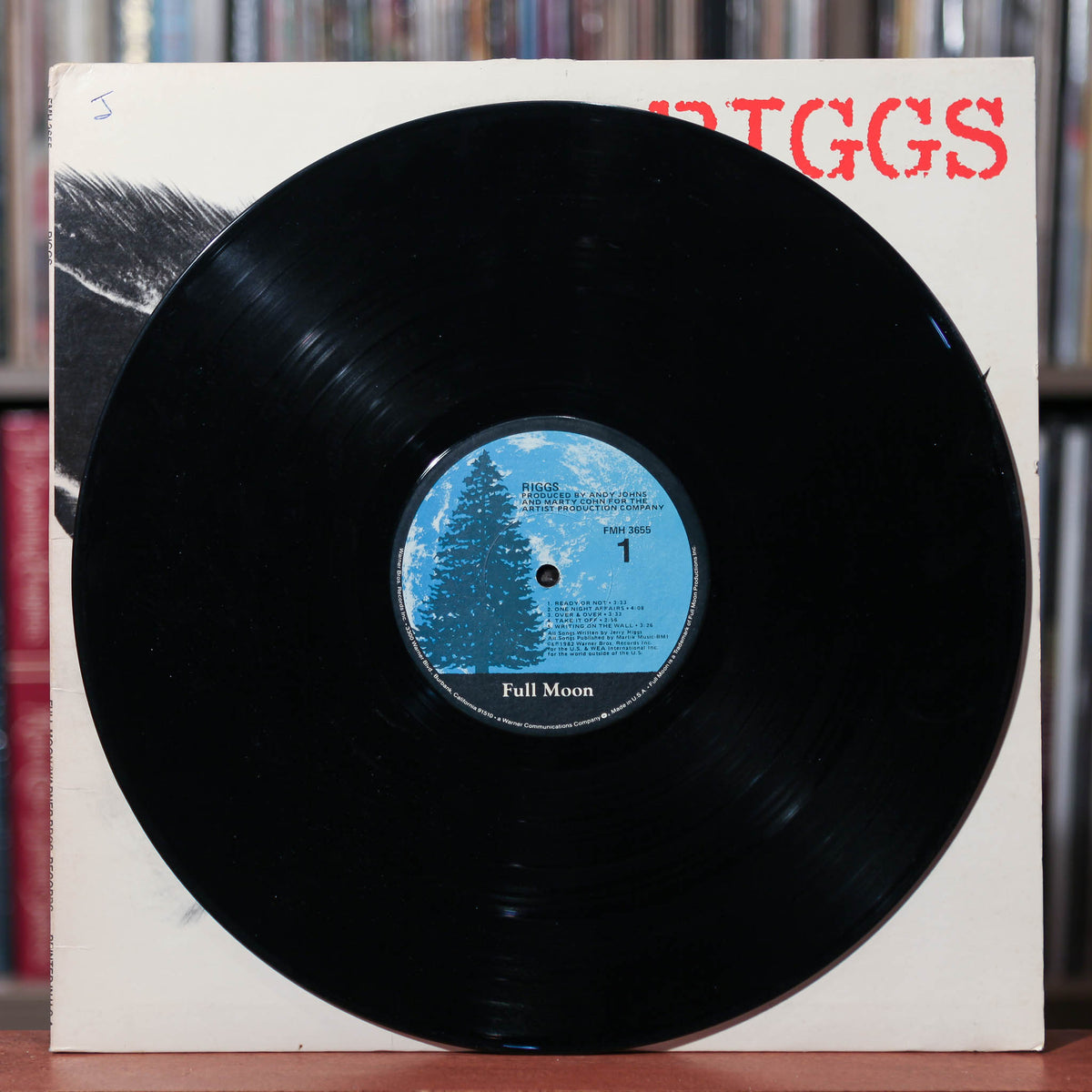 Riggs - Self-Titled - Signed By 1 Band Member - 1982 Full Moon, VG/VG