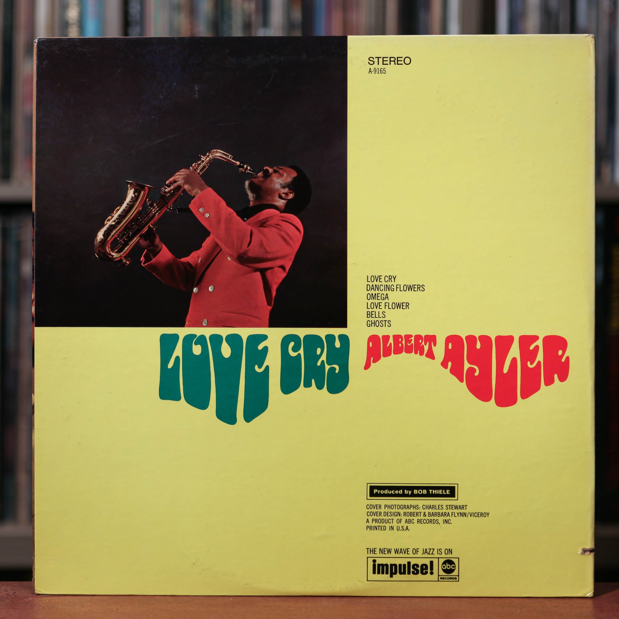 米LP  Ayler Love Cry B003768101 Impulse! /00260 Albert Ayler - Love Cry - 1968 Impulse!, EX/EX