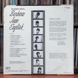Barbara Jean English - So Many Ways... - 1972 Alithia, VG+/VG+