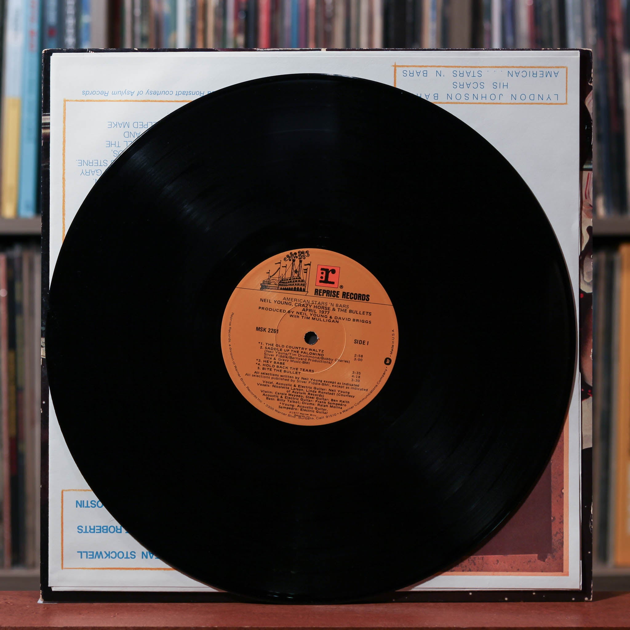 Neil Young - American Stars 'N Bars - PROMO W/ HYPE 1977 Reprise Recor